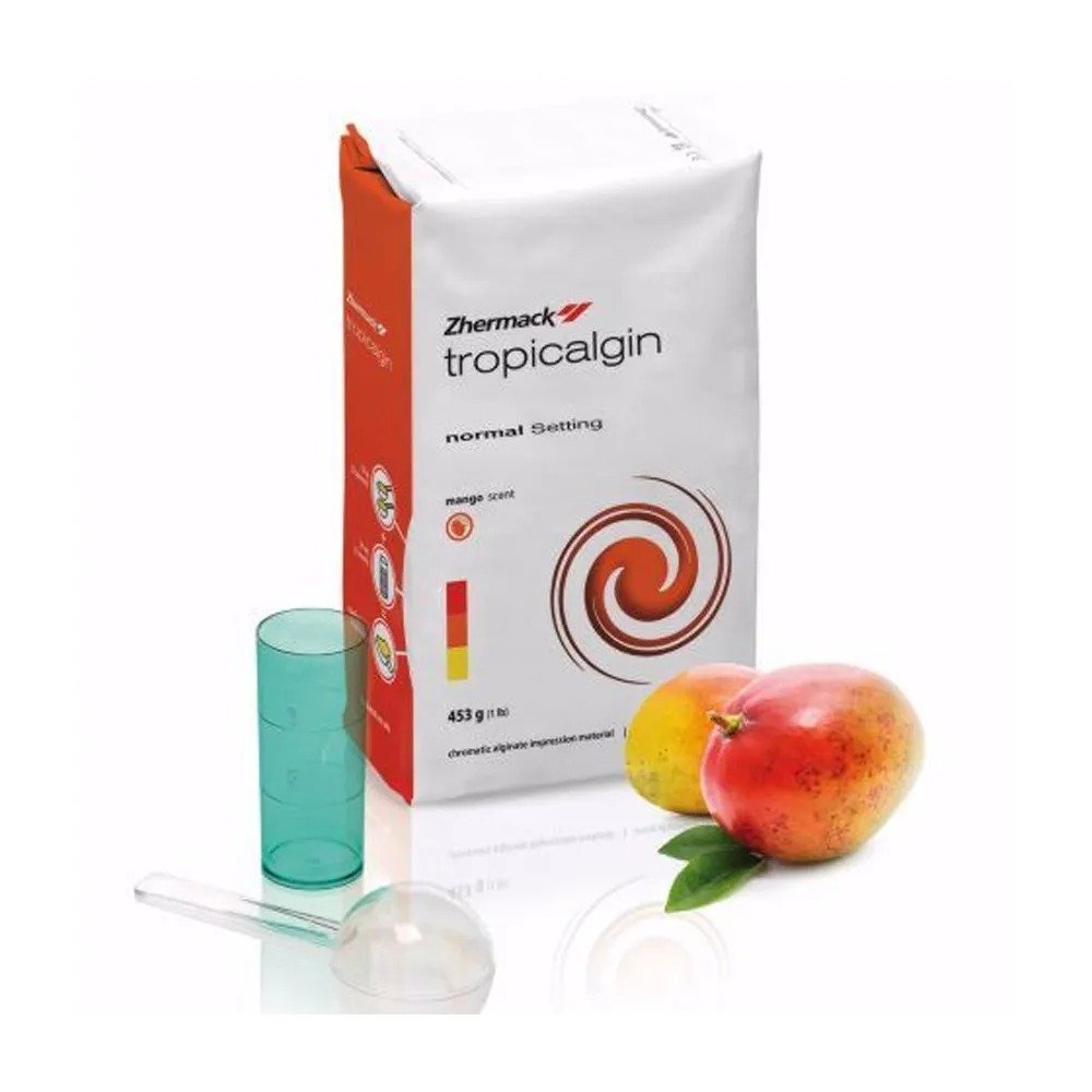 Zhermack Tropicalgin Alginate Powder Impression Material Versatile, mango-flavored dental algina
